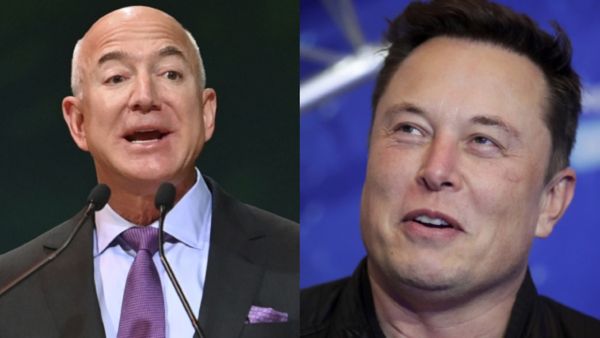 സോഷ്യൽ മീഡിയ 'കുത്തിപ്പൊക്കലിന്' ഇരയായി ആമസോൺ സ്ഥാപകൻ ; തുറന്നു ചിരിച്ച് എലോൺ മസ്ക്