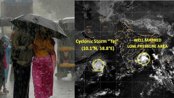 മഴയ്ക്കൊപ്പം തേജ് ചുഴലിക്കാറ്റും ഇടിമിന്നൽ ജാ​ഗ്രതാ നിർദേശവും; മഴ മുന്നറിയിപ്പുകൾ അറിയാം
