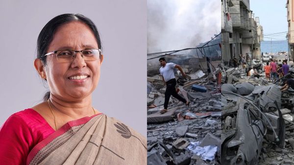 ''ഇടതുപക്ഷത്തിന് എപ്പോഴും പലസ്തീൻ ജനതയോട് ഐക്യദാർഢ്യം'', വിശദീകരണവുമായി കെകെ ശൈലജ