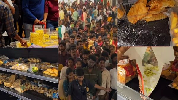 പുതിയ ലുലു മാളിലേക്ക് തള്ളിക്കയറി ജനം, പണം കൊടുക്കാതെ ഭക്ഷണ സാധനങ്ങൾ വാരിവലിച്ച് കഴിച്ചു, ദൃശ്യങ്ങള്‍ വൈറല്‍