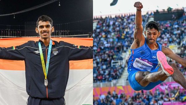 ഏഷ്യന്‍ ഗെയിംസ്: പുരുഷ ലോങ്ങ്ജംപില്‍ മലയാളി താരം മുരളി ശ്രീശങ്കറിന് വെള്ളിത്തിളക്കം