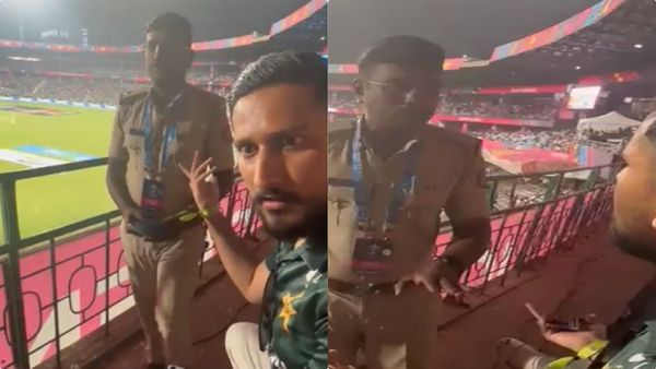 ഇതൊന്നും ഇവിടെ നടക്കില്ല, പാകിസ്താന്‍ സിന്ദാബാദ് വിളിച്ച ആരാധകനെ തടഞ്ഞ് പോലീസ്; വീഡിയോ വൈറല്‍