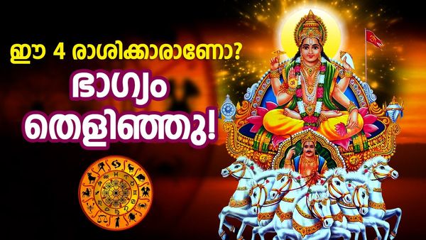 ഈ 4 രാശിക്കാരാണോ നിങ്ങൾ? ഒരാഴ്ച്ചയ്ക്കുള്ളിൽ തലവര മാറും; പണം പലവഴി എത്തും!