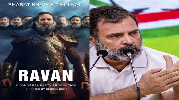 രാഹുൽ ​ഗാന്ധിയെ രാവണനാക്കി പ്രചാരണം, ബിജെപിയുടെ ഉദ്ദേശം വ്യക്തമെന്ന് കോൺ​ഗ്രസ്