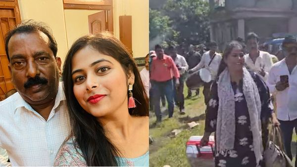 വിവാഹമോചിതയായ മകളെ ഘോഷയാത്രയോടെ സ്വീകരിച്ച് പിതാവ്, വൈറല്‍ വീഡിയോ