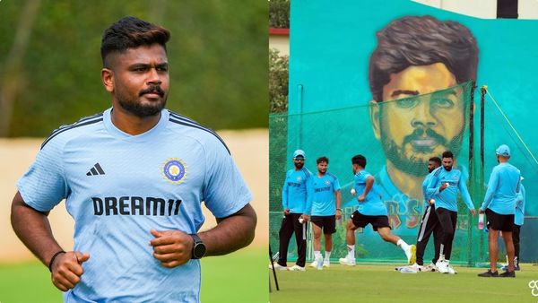 ഇന്ത്യന്‍ ടീമിന്റെ പരിശീലനത്തിനിടയിലും സഞ്ജു സാംസന്റെ സാന്നിധ്യം; പോസ്റ്റ് വൈറല്‍