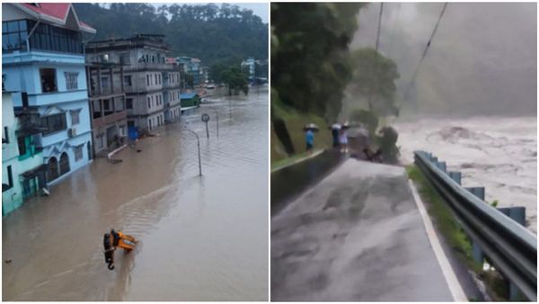 സിക്കിം പ്രളയം; 10 മരണം, 82 പേരെ കാണാതായി; കാണാതായ സൈനികരിൽ ഒരാളെ രക്ഷപ്പെടുത്തി