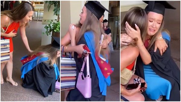 Viral Video: 'ഇതൊക്കെയാണ് സ്‌നേഹം'; ബിരുദദാന വേദയില്‍ അനിയത്തിക്ക് സര്‍പ്രൈസുമായി ചേച്ചി!