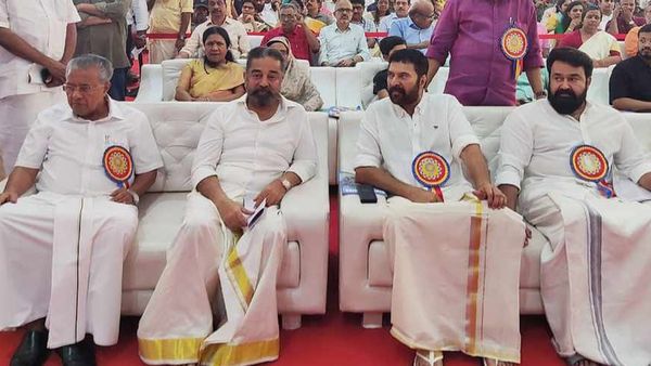 'മഹാനടന്‍മാര്‍ക്കൊപ്പം ക്യാപ്റ്റനും'; മമ്മൂട്ടിക്കും ലാലിനും കമലിനുമൊപ്പമുള്ള പിണറായിയുടെ ചിത്രം വൈറല്‍