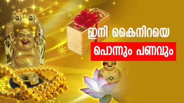 കടമൊക്കെ തീരും, കൈനിറയെ പൊന്നും പണവും; വീട് രാജകൊട്ടാരം പോലെ; ഈ രാശിക്കാരാണോ? ഭാ​ഗ്യം തെളിഞ്ഞു