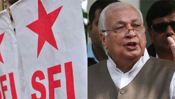 ഗവര്‍ണര്‍ സര്‍വകലാശാല ക്യാമ്പസിലെത്തി, പ്രതിഷേധം എവിടെയെന്ന് ചോദ്യം, എസ്എഫ്‌ഐ പ്രതിഷേധം ശക്തം