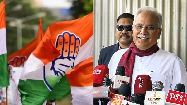 ഛത്തീസ്ഗഡ് തിരഞ്ഞെടുപ്പ് ഫലം: ഛത്തീസ്ഗഡില്‍ കോണ്‍ഗ്രസ് മുന്നില്‍, തൊട്ടുപിന്നിലെത്തി ബിജെപി