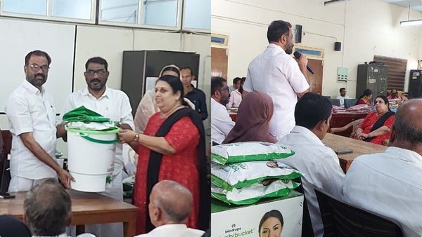 ഗാര്‍ഹിക മാലിന്യ സംസ്‌കരണത്തിനായി കണ്ണൂര്‍ കോര്‍പ്പറേഷന്‍ ബൊക്കാഷി ബക്കറ്റുകള്‍ വിതരണം ചെയ്തു
