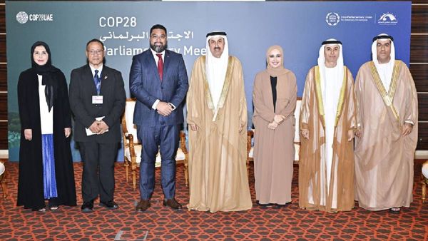 COP28- ൽ കാലാവസ്ഥ വ്യതിയാനത്തിനെതിരെ ആഗോള പാർലമെന്റുകളെ ഒന്നിപ്പിക്കാൻ കൂടിക്കാഴ്ച്ച നടത്തി