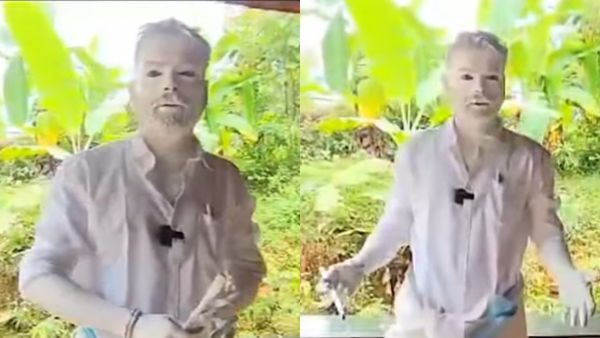 കറുപ്പ് നിറമായതിനാൽ പോലീസ് പിടിച്ചാലോ..? ശരീരമാകെ വെള്ളപൂശി മുഖ്യമന്ത്രിക്കെതിരെ വേറിട്ട പ്രതിഷേധം...