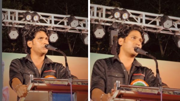  'അഖിൽ മാരാർ വെറും അൽപൻ, നീയും റോബിനും തമ്മിൽ ഒരു വ്യത്യാസവുമില്ല', കോൺഗ്രസ് വേദിയിലെത്തിയ അഖിലിന് പൊങ്കാല