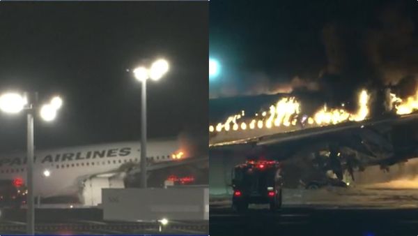 ടോക്കിയോ വിമാനത്താവളത്തില്‍ വിമാനങ്ങള്‍ കൂട്ടിയിടിച്ചു, വന്‍ പൊട്ടിത്തെറി; 5 പേര്‍ കൊല്ലപ്പെട്ടു