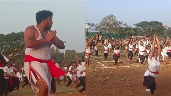 തട്ടകം മെഗാ കളരിപ്പയറ്റില്‍ കണ്ണൂരില്‍ അണിനിരന്നത് 501 കളരി അഭ്യാസികള്‍