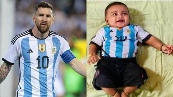 മലപ്പുറത്ത് നിന്ന് ഇതാ ഒരു ലയണല്‍ മെസ്സി, പ്രായം 5 മാസം; ഫുട്‌ബോളറാക്കാന്‍ പിതാവിനും ആഗ്രഹം