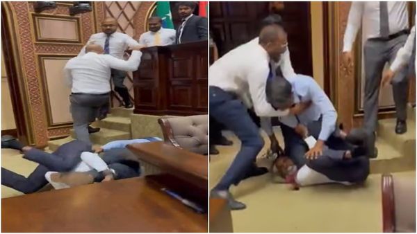 മാലിദ്വീപ് പാർലമെന്റിൽ എംപിമാരുടെ കൂട്ടയടി: ഒരാളുടെ തലപൊട്ടി, നിരവധി പേർക്ക് പരിക്ക്