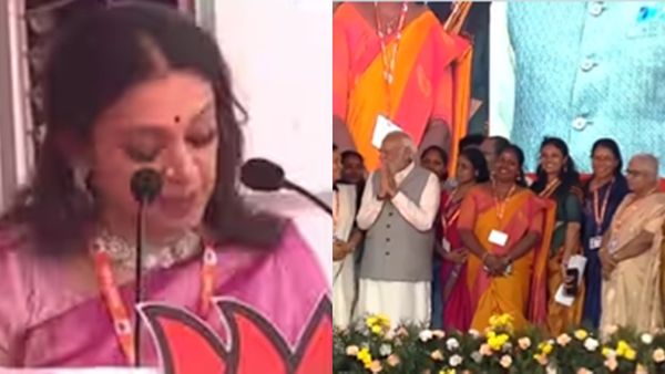 ''മോദിയുടെ നേതൃത്വത്തെ ഏറെ പ്രതീക്ഷയോടെ കാണുന്നു''; പ്രകീർത്തിച്ച് നടി ശോഭന