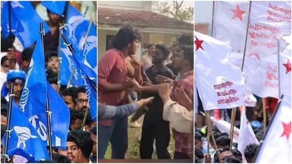 മാഹാരാജാസ് കോളേജില്‍ കൂട്ടത്തല്ല്: മൂന്ന് കെ എസ് യു പ്രവർത്തകർക്ക് പരിക്ക്, ദൃശ്യങ്ങള്‍ പുറത്ത്