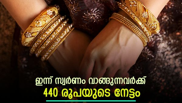 സ്വര്‍ണ വില വീണ്ടും ഇടിഞ്ഞു; 440 രൂപയുടെ നേട്ടം... ഈ മാസത്തെ കുറഞ്ഞ നിരക്ക്, ഇന്നത്തെ വില