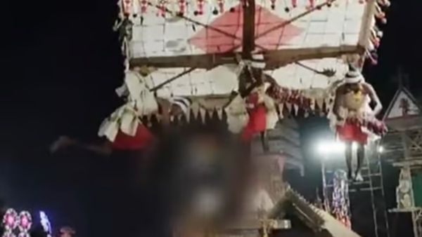 ഗരുഡന്‍ തൂക്കം വഴിപാടിനിടെ 10 മാസം പ്രായമുള്ള കുഞ്ഞ് താഴെ വീണു: കേസെടുക്കാന്‍ ഉത്തരവ്