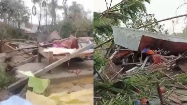 ബംഗാളിലും മണിപ്പൂരിലും അസമിലും അതിശക്തമായ മഴ; വീടുകള്‍ക്കും വൈദ്യുതി കമ്പികള്‍ക്കും നാശനഷ്ടം