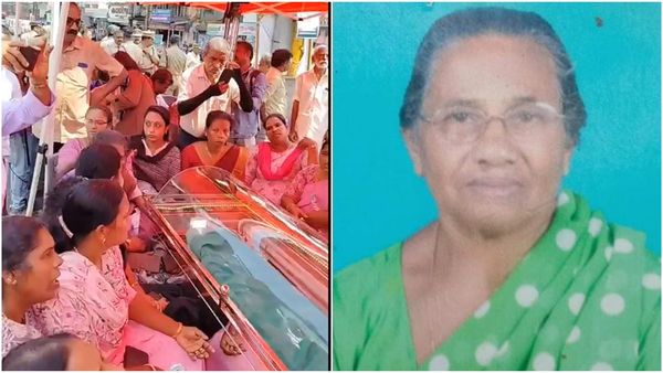 കാട്ടാന ആക്രമണത്തില്‍ വീട്ടമ്മ കൊല്ലപ്പെട്ടു: മൃതദേഹവുമായി റോഡില്‍ യുഡിഎഫ് പ്രതിഷേധം