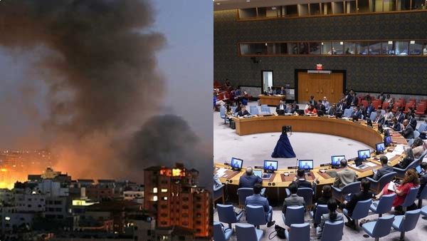 ഗാസയില്‍ വെടിനിര്‍ത്തല്‍ ആവശ്യപ്പെട്ട് യുഎന്‍ സുരക്ഷാ കൗണ്‍സില്‍ പ്രമേയം; വിട്ടുനിന്ന് യുഎസ്