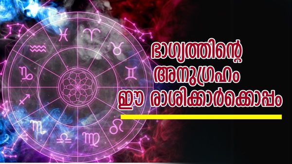 ഈ രാശിക്കാരാണോ? ജീവിതം വേറെ ലെവലാകും, സമ്പത്തും സമൃദ്ധിയും നിറയും; ഭാഗ്യം അനുഗ്രഹിക്കും