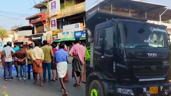 കണ്ണൂരില്‍ ലോറിയിടിച്ച് ഇരുചക്ര വാഹന യാത്രക്കാരായ നഴ്‌സിങ് വിദ്യാര്‍ത്ഥിയും മധ്യവയസ്‌കനും മരിച്ചു