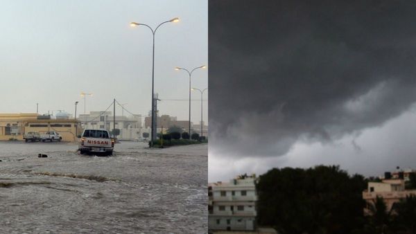 സൗദിയിലെ ചില മേഖലകളിൽ വെള്ളപ്പൊക്കം; സ്‌കൂളുകൾ അടച്ചിടാൻ തീരുമാനം, കാലാവസ്ഥാ മുന്നറിയിപ്പ്