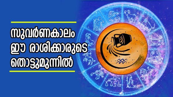 തൊട്ടതെല്ലാം പൊന്നായി മാറും, കൈനിറയെ സമ്പത്ത് ലഭിക്കും; ഈ രാശിക്കാര്‍ക്ക് രാജകീയ ജീവിതം ഉറപ്പ്
