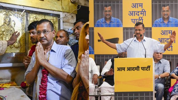 ക്ഷേത്ര സന്ദര്‍ശനം, ബിജെപിക്കെതിരെ കടുത്ത വാക്കുകള്‍; പിന്നാലെ ജയിലിലേക്ക് മടങ്ങി കെജ്രിവാള്‍