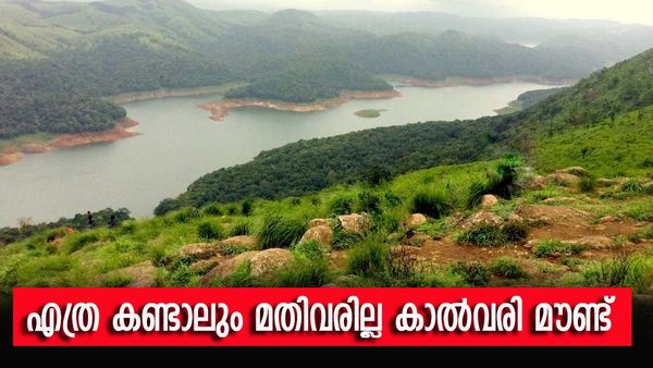 മഴയുണ്ടേൽ കാൽവരി മൗണ്ടിലേക്ക് വിട്ടാലോ? ദൂരെ ഇടുക്കി ഡാമിന്റെ മനോഹര കാഴ്‌ച, ഒരു പൊളി പൊളിക്കാം