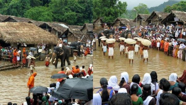 കൊട്ടിയൂർ പെരുമാൾക്ക് ചതുശ്ശത വലിയ വട്ടളം പായസം നിവേദിച്ചു; തൃക്കൂർ അരിയളവും നടന്നു