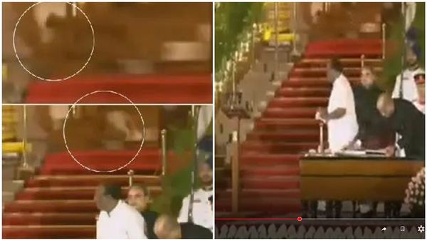 രാഷ്ട്രപതി ഭവനിൽ പുള്ളിപ്പുലി? സത്യപ്രതിജ്ഞയ്ക്കിടെ ഒരു മൃ​ഗം; വീഡിയോ വൈറൽ