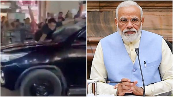 നരേന്ദ്ര മോദിയുടെ കാറിന് നേരെ വാരണാസിയില്‍ ചെരുപ്പേറോ? എന്താണ് ദൃശ്യങ്ങളുടെ സത്യാവസ്ഥ