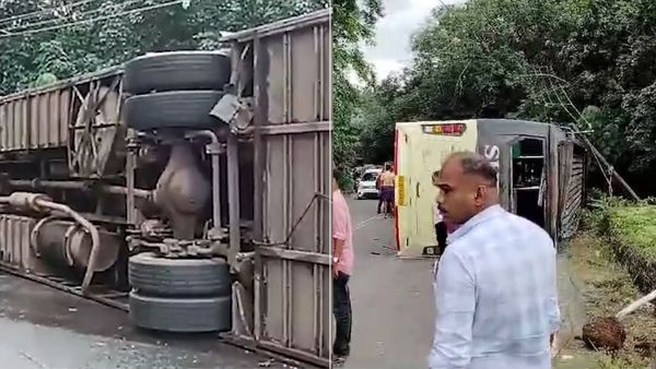 പാലാ-തൊടുപുഴ റോഡില്‍ ടൂറിസ്റ്റ് ബസ് മറിഞ്ഞ് അപകടം; 15 പേര്‍ക്ക് പരിക്ക്