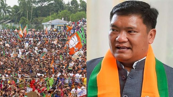 അരുണാചൽ പ്രദേശിൽ ബിജെപിക്ക് ഭരണതുടർച്ച; ആഘോഷം തുടങ്ങി പ്രവർത്തകർ, നിലംതൊടാതെ കോൺഗ്രസ്