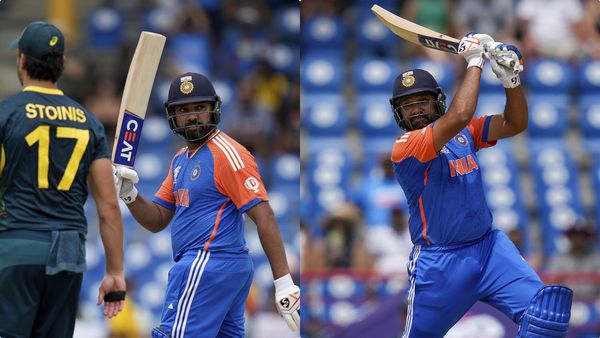 എവിടെ എറിഞ്ഞാലും തല്ലാണ് ഭായ്, സ്റ്റാര്‍ക്കിനെ ചെണ്ടയാക്കി ഹിറ്റ്മാന്‍; ഒരോവറില്‍ 4 സിക്‌സറുകള്‍