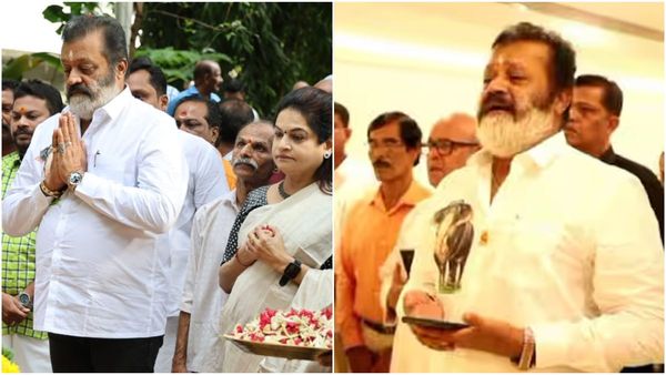 സുരേഷ് ഗോപി വീണ്ടും ലൂർദ് മാതാവിന് അരികില്‍: ഇത്തവണയും സമ്മാനം, സ്വർണം തന്നെ; പാട്ടും പാടി