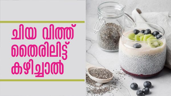 ചിയ വിത്ത് വെള്ളത്തിലിട്ടാണോ കഴിക്കാറ്..? തൈരിനൊപ്പം കഴിച്ച് നോക്കൂ, തടി കുറയും, ആരോഗ്യം കുറയില്ല