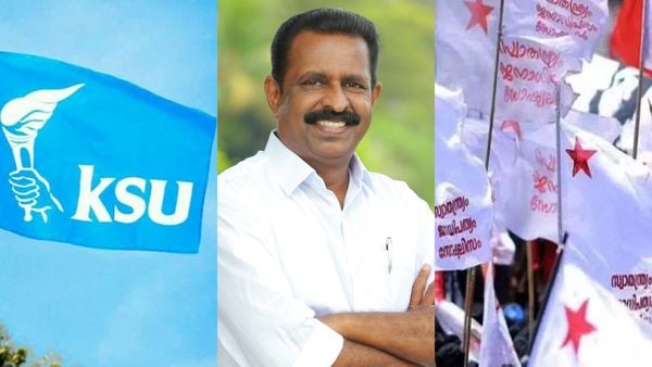 തിരുവനന്തപുരത്ത് എസ്എഫ്ഐ-കെഎസ്‌യു സംഘർഷം; എംഎൽഎ എം വിൻസന്റിനെ കൈയ്യേറ്റം ചെയ്‌തു