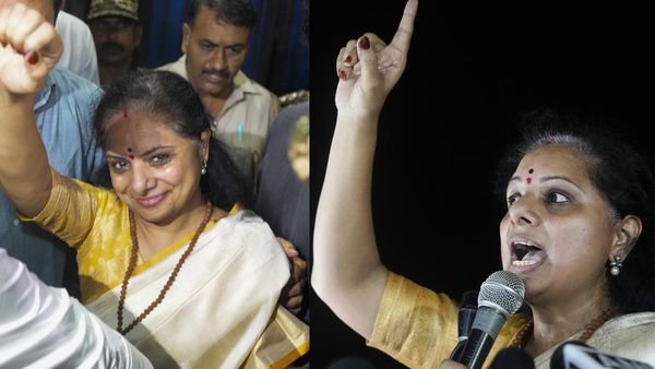 'ജയ് തെലങ്കാന... പോരാട്ടം തുടരും'; ജയിലിന് പുറത്ത് കവിതക്ക് ഊഷ്മളമായ സ്വീകരണം