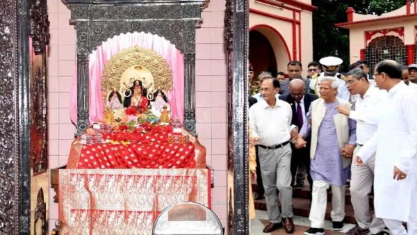 'ഇവിടെ എല്ലാവർക്കും തുല്യ അവകാശം'; ഹിന്ദു നേതാക്കളെ കണ്ട് മുഹമ്മദ് യൂനുസ്, ക്ഷേത്രം സന്ദർശിച്ചു