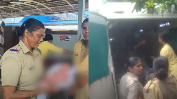 തൃശൂർ റെയിൽവേ സ്‌റ്റേഷനിൽ യുവതി പ്രസവിച്ചു; ജന്മം നൽകിയത് പെൺകുഞ്ഞിന്, ആശുപത്രിയിലേക്ക് മാറ്റി
