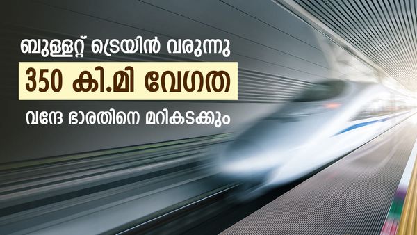 35 ബുള്ളറ്റ് ട്രെയിന്‍ വരും; യാത്രയ്ക്ക് ഒരുങ്ങിക്കോ... കണ്ണു ചിമ്മി തുറക്കുമ്പോള്‍ സ്‌റ്റോപ്പ് എത്തും